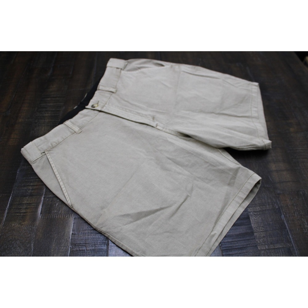 Marsh Wear Shorts Mens 32 Beige Stretch Chino Casual Travel Summer 8 Inch